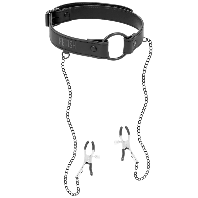 Prstenasta usta za BDSM i stezaljke za bradavice Fetish Submissive