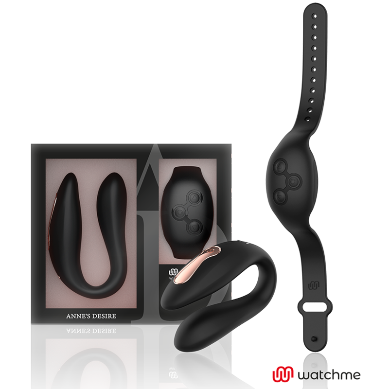 Vibrator Anne’s Desire Dual Pleasure s daljinskim upravljačem WATCHME