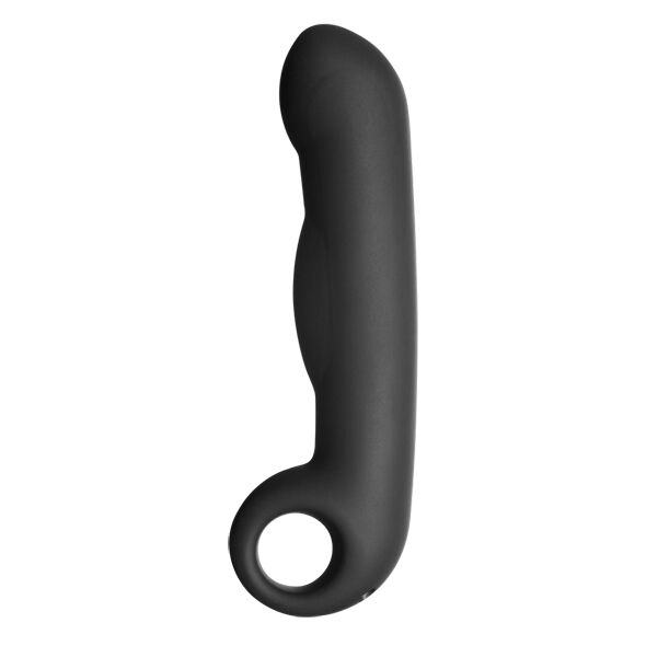 ElectraStim Ovid silikonski dildo za elektroseks, crni